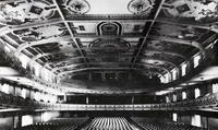 Interior do Cine-Theatro Central a época de sua construção.